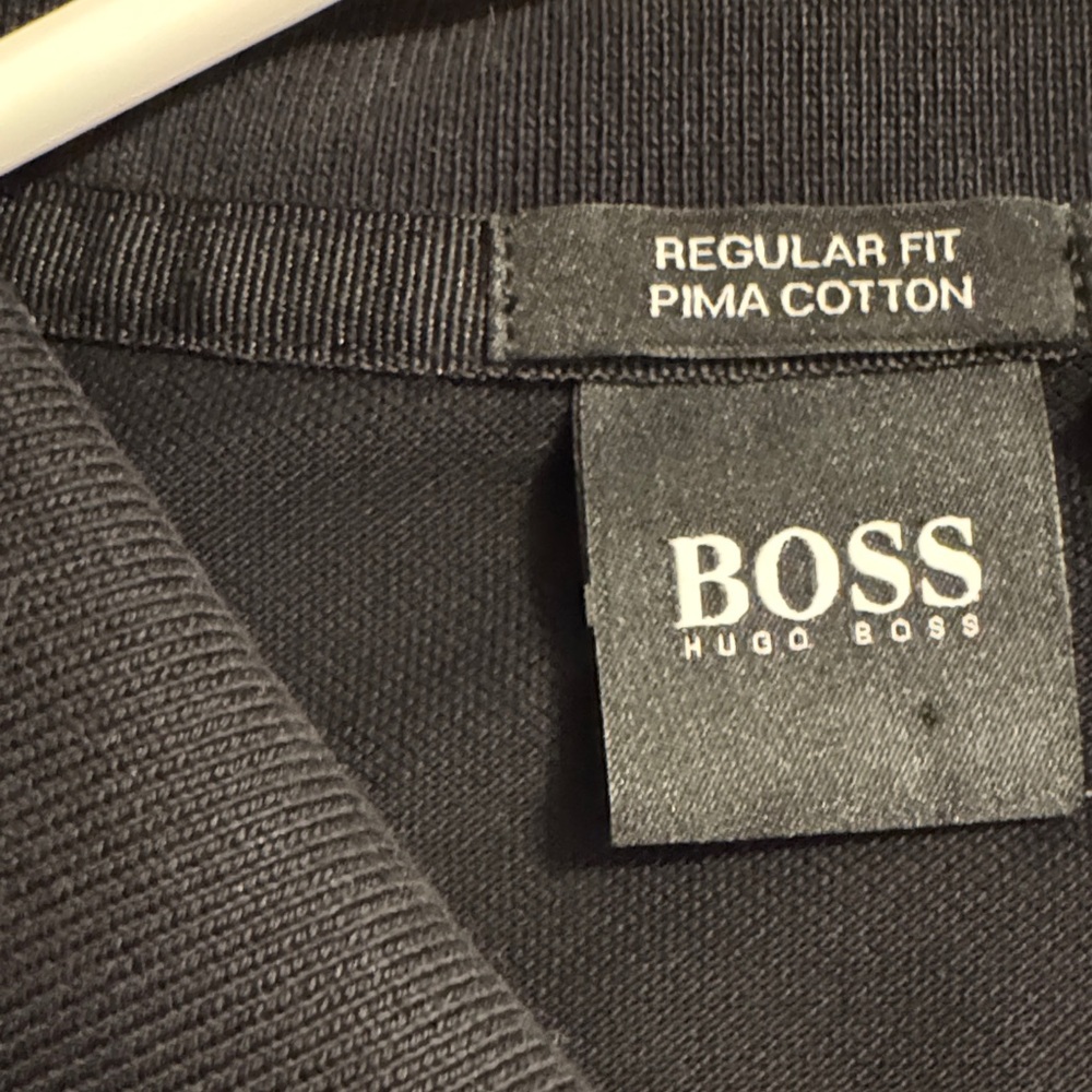BOSS Black Men's Polo Shirt with Subtle Logo - Picture 7 of 7